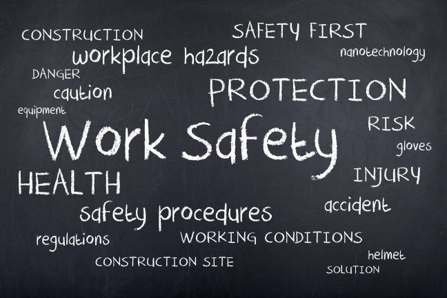 Health &amp; Safety words - Shutterstock